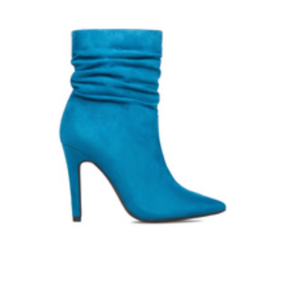 Turquoise booties